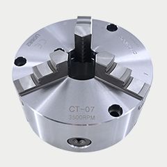 臺(tái)灣千島可調(diào)式普通型三爪鋼殼手動(dòng)卡盤(pán)CT系列